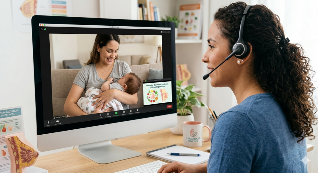 video llamadas para talleres lactancia